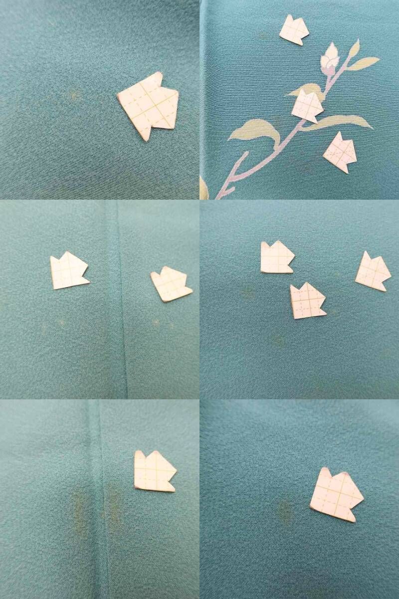 ✾まめ藤✾金駒刺繍 手描き友禅