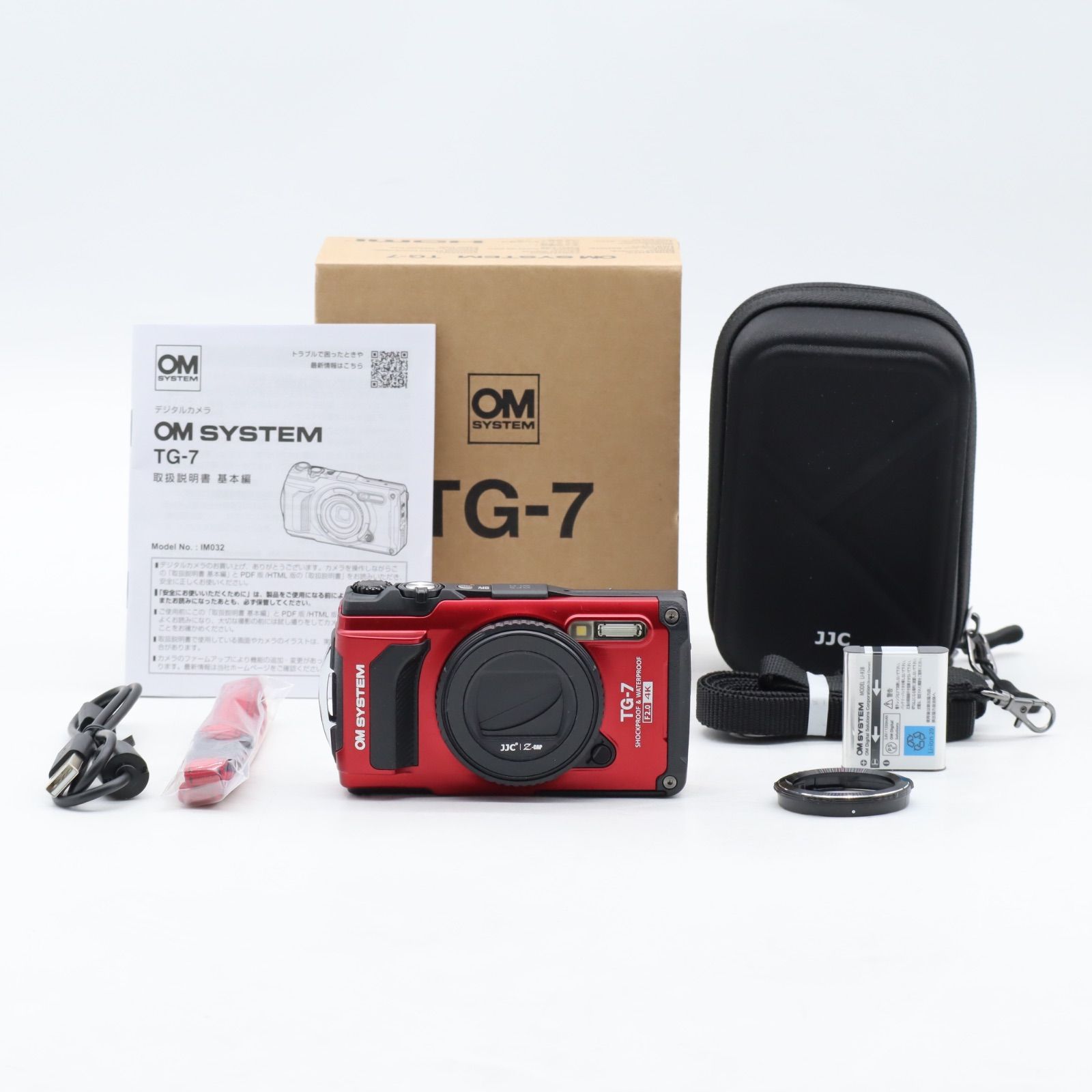 OM SYSTEM/オリンパス Tough TG-7 ﾚｯﾄﾞ【中古】 - メルカリ