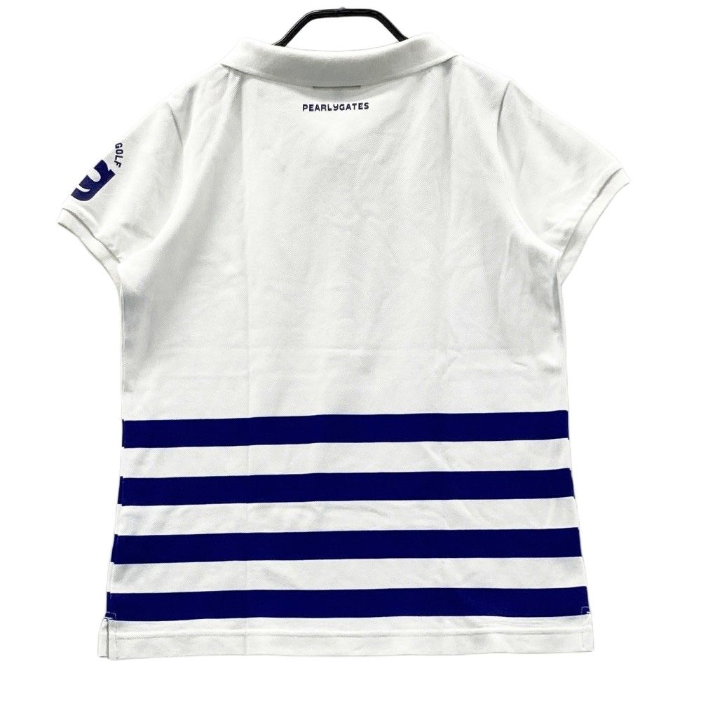 サイズ：0 PEARLY GATES パーリーゲイツ 半袖ポロシャツ ホワイト系