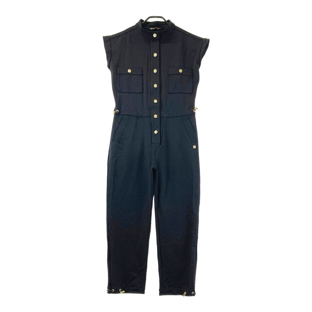 サイズ M SY 32 BY SWEET YEARS GOLF エスワイサーティトゥ モデル フレンチスリーブ オールインワン ブラック系 ゴルフウェア レディース ストスト