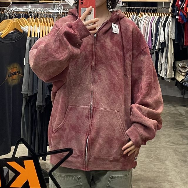 RUSSELL ラッセル タイダイ ジップパーカー