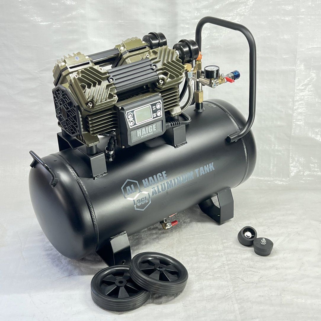 エアーコンプレッサー 100 V 36 L 静音 小型 軽量 HG DC 991 AL 532 5