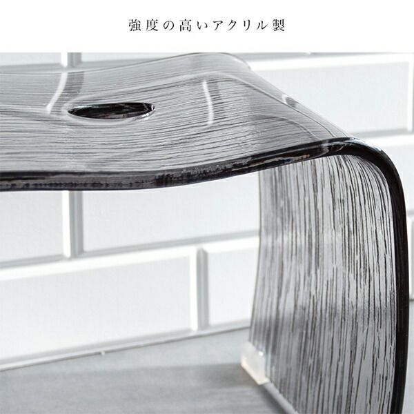  アクリルバスチェア Ray レイ 3 ND-BC 320 風呂イス バスチェア 風呂いす 風呂椅子 コの字 滑り止め お風呂 浴室 バスルーム バスグッズ おしゃれ シンプル 1 MYK-71 その他 キッチン 日用品 その他