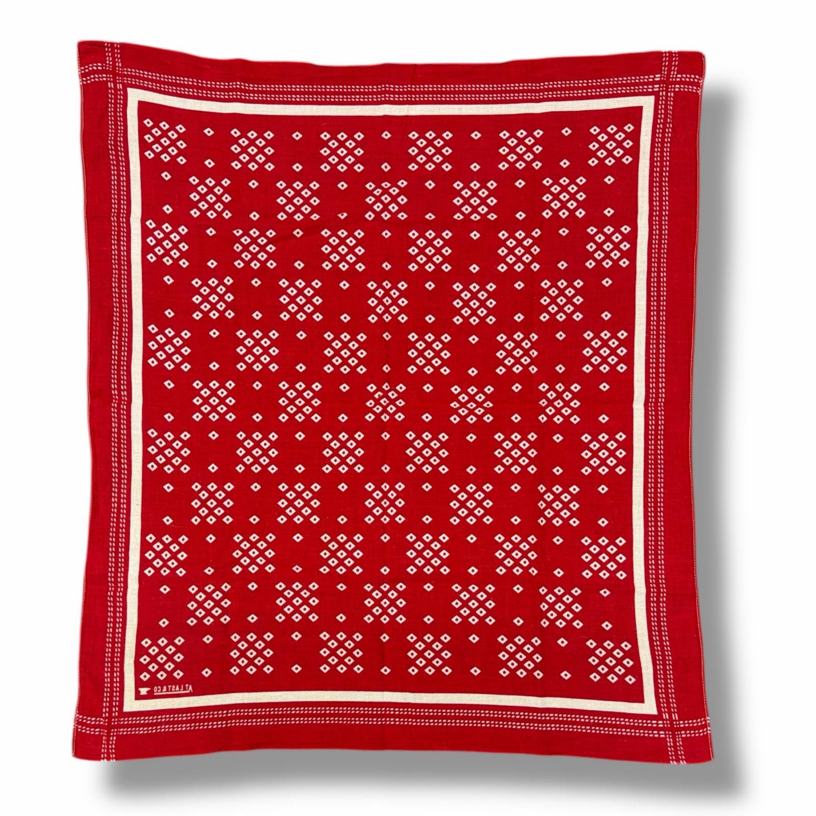 At Last ＆ Co バンダナ 手ぬぐい アットラスト レッド F （3532M