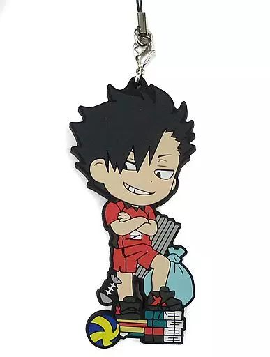 中古】ストラップ(キャラクター) 黒尾鉄朗 3年ラバーストラップ きゅん