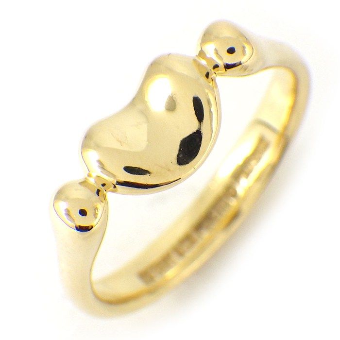 TIFFANY　ティファニー　ビーンズ　リング　used ティファニー Tiffany & Co. リング ビーン デザイン ビーンズ K18YG