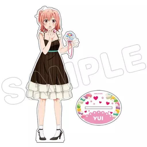 中古】アクリルスタンド・アクリルパネル 由比ヶ浜結衣(マカロンVer