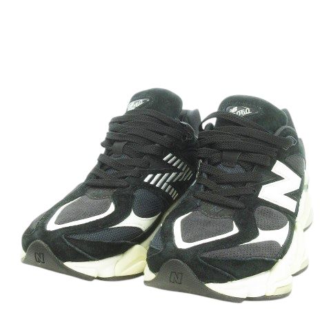 ニュー ンス BALANCE 9060 ランニングシューズ スニーカー ローカット レースアップ スエード ロゴ スポーツ 27 cm 黒 ブラック MN 3 GY 12