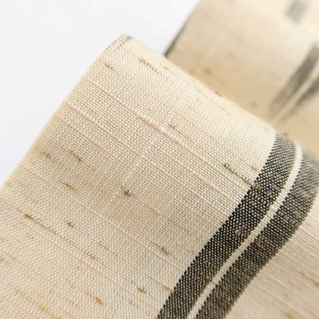 ✾まめ藤✾正絹 着物 飾らないフレッシュ色にひゅっと翔ける矢羽 ぜんまい紬 U-24