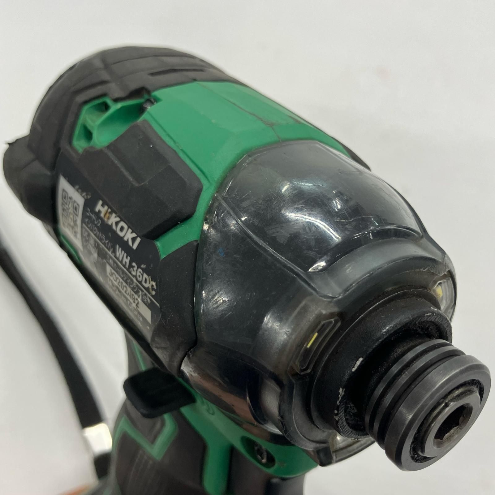 ◇◇HiKOKI ハイコーキ コードレスインパクトドライバ 36v ケース付 WH36DC アグレッシブグリーン HiKOKI ハイコーキ インパクトドライバ ケース付 コードレス式 36v