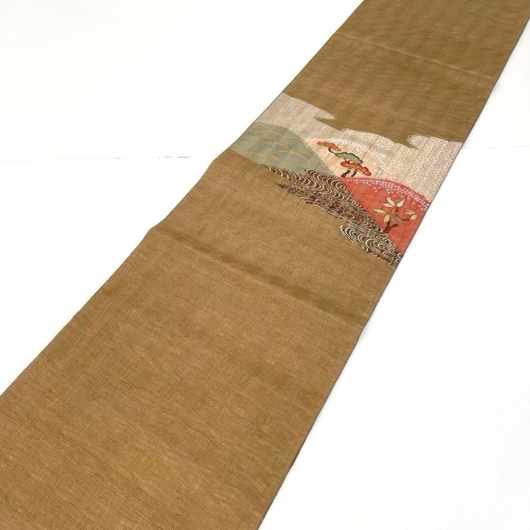 着物と帯 時流 SF 25950 s 正絹 夏袋帯 刺繍 長尺 透け少帯芯入