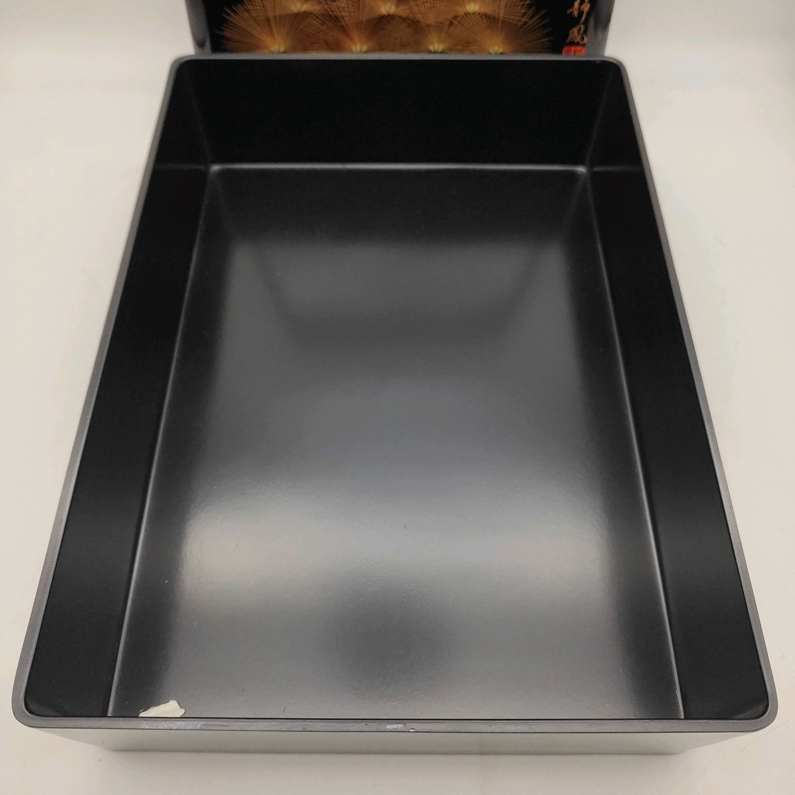 会津塗 静鳳作 文箱 書道具箱 私書箱 静鳳 文具 小箱 宝箱 【未使用