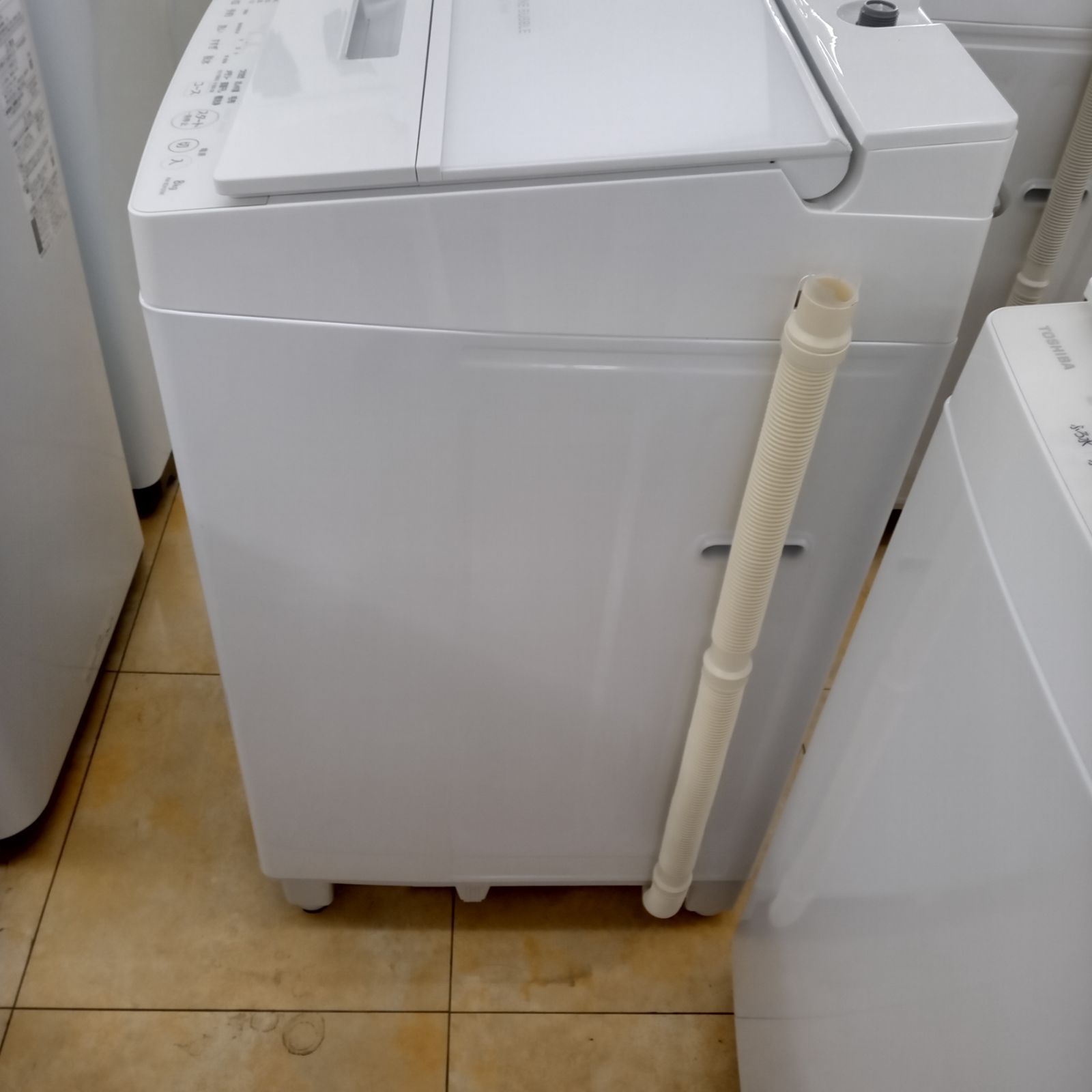  関東地域 販売 TOSHIBA ZABOON AW 8 DH 3 W グランホワイト 縦型洗濯機本体 縦型洗濯機