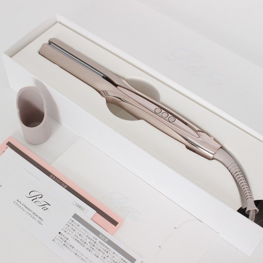 MTG ReFa IRON PRO RE CC 48 A シャンパングレージュ リファストレートアイロン プロ ヘアアイロン 本体