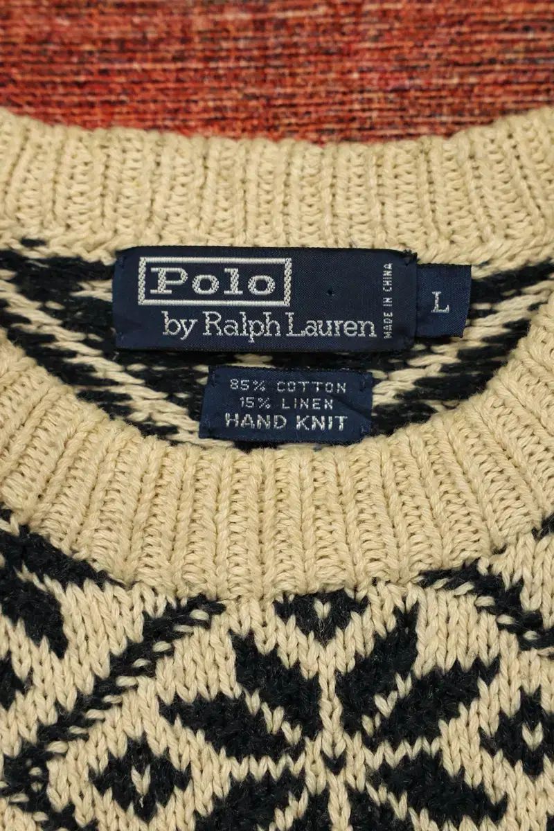 90s ヴィンテージ ポロ ラルフ ローレン ノルディック ニット
