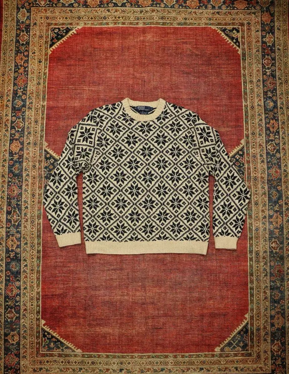 90s ヴィンテージ ポロ ラルフ ローレン ノルディック ニット