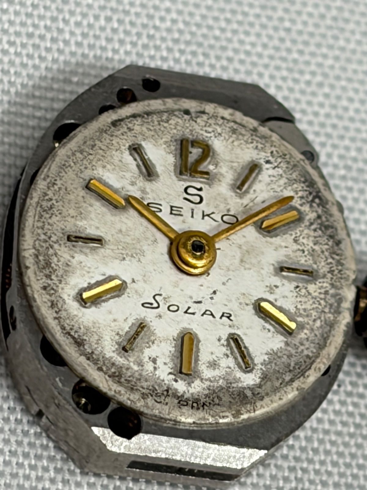 ★マニア御用達❣️OLD精工舎★SマークSEIKO★Extra-Flat❣️稼働品❣️ SEIKO 精工舎 Sマーク SOLAR ムーブメント 17石 手巻き ジャンク品