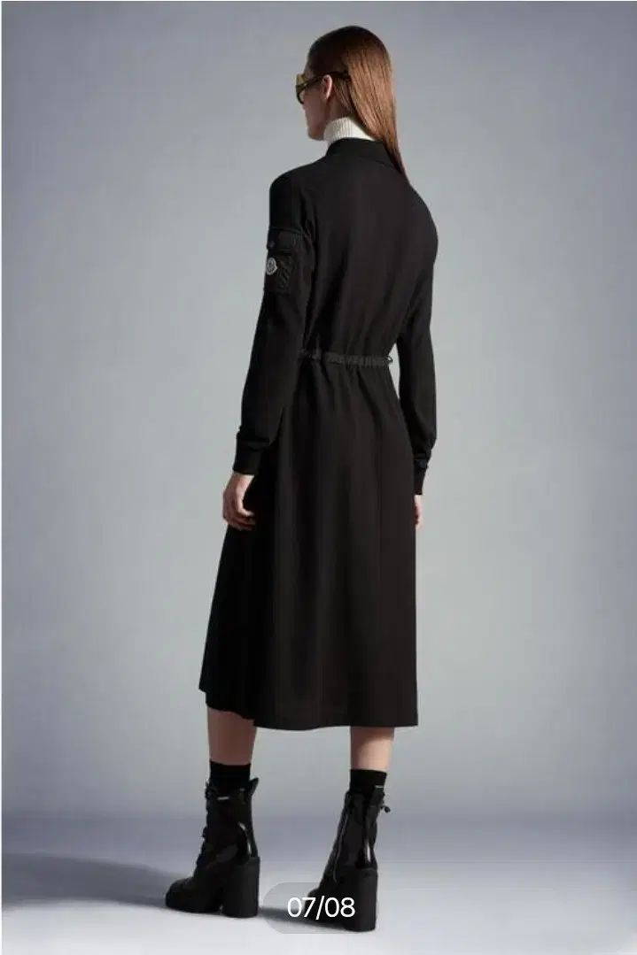 新品) MONCLER(モンクレール) ポロシャツ ワンピース ブラック - メルカリ