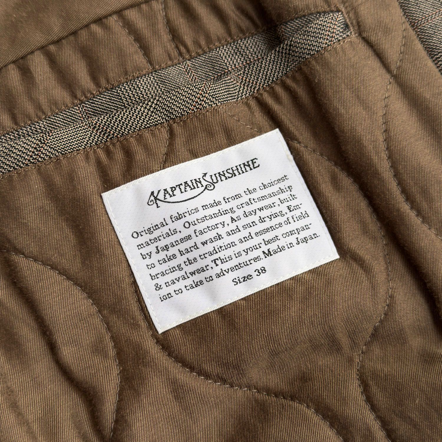 KAPTAIN SUNSHINE (キャプテンサンシャイン) ウール 中綿 コーチ