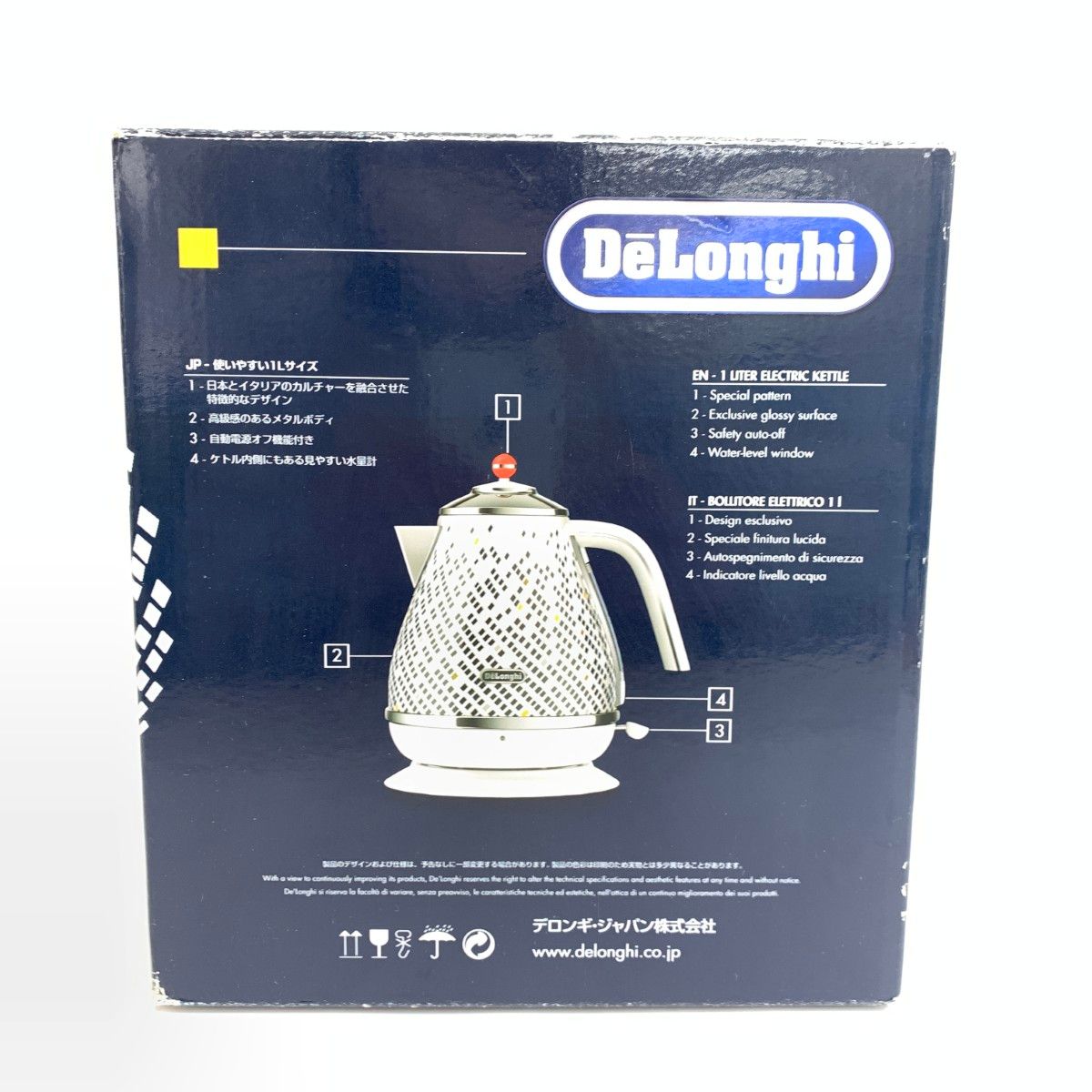 デロンギ Delonghi 電気ケトル/アイコナ・トリブート KBO1200J-TSC