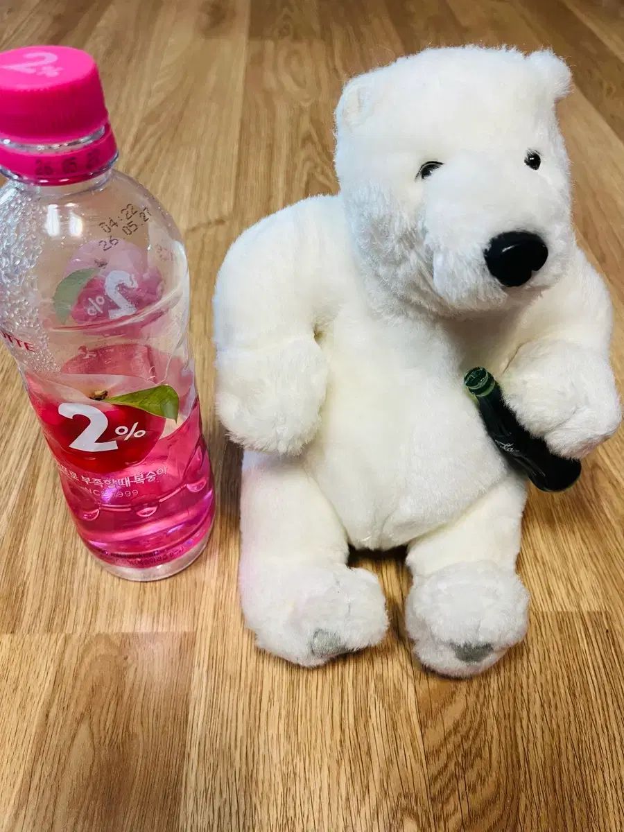 コカコーラ クマのぬいぐるみ - メルカリ