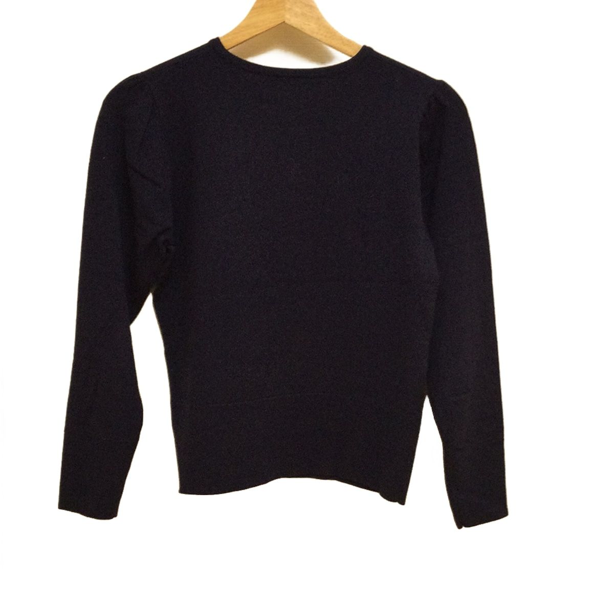 M'S GRACY ブラック長袖ニット 38 M'S GRACY(エムズグレイシー) 長袖セーター サイズ38 M レディース