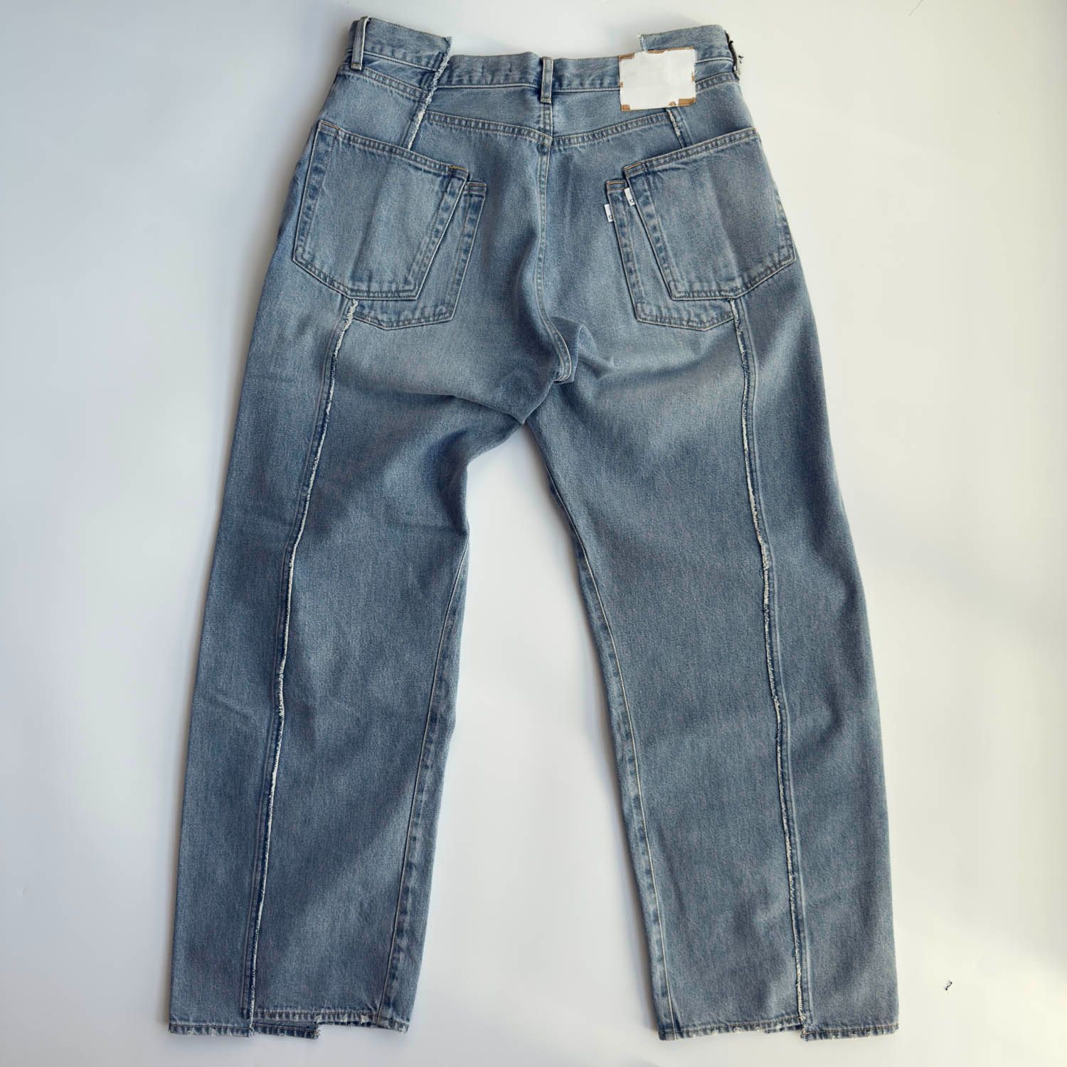 未使用品 OLD PARK (オールドパーク) バギージーンズ デニムパンツ 再 未使用品 OLD PARK (オールドパーク) バギージーンズ デニムパンツ 再