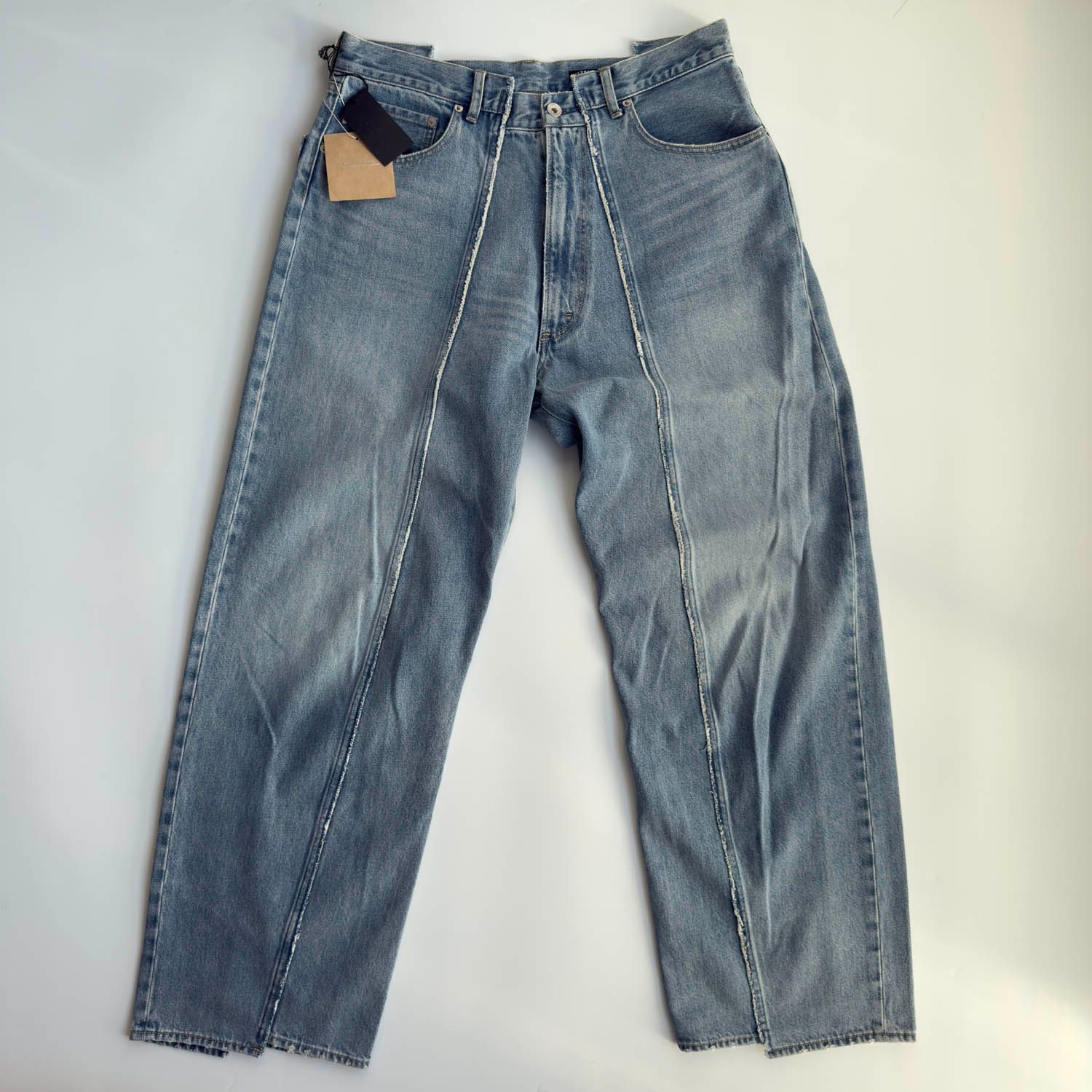 未使用品 OLD PARK (オールドパーク) バギージーンズ デニムパンツ 再