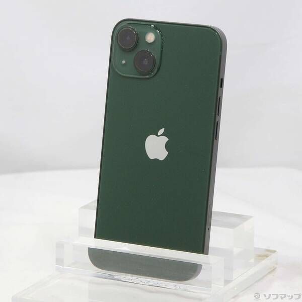 中古品〕 iPhone13 256GB グリーン MNGH3J／A SIMフリー【344】 こちら