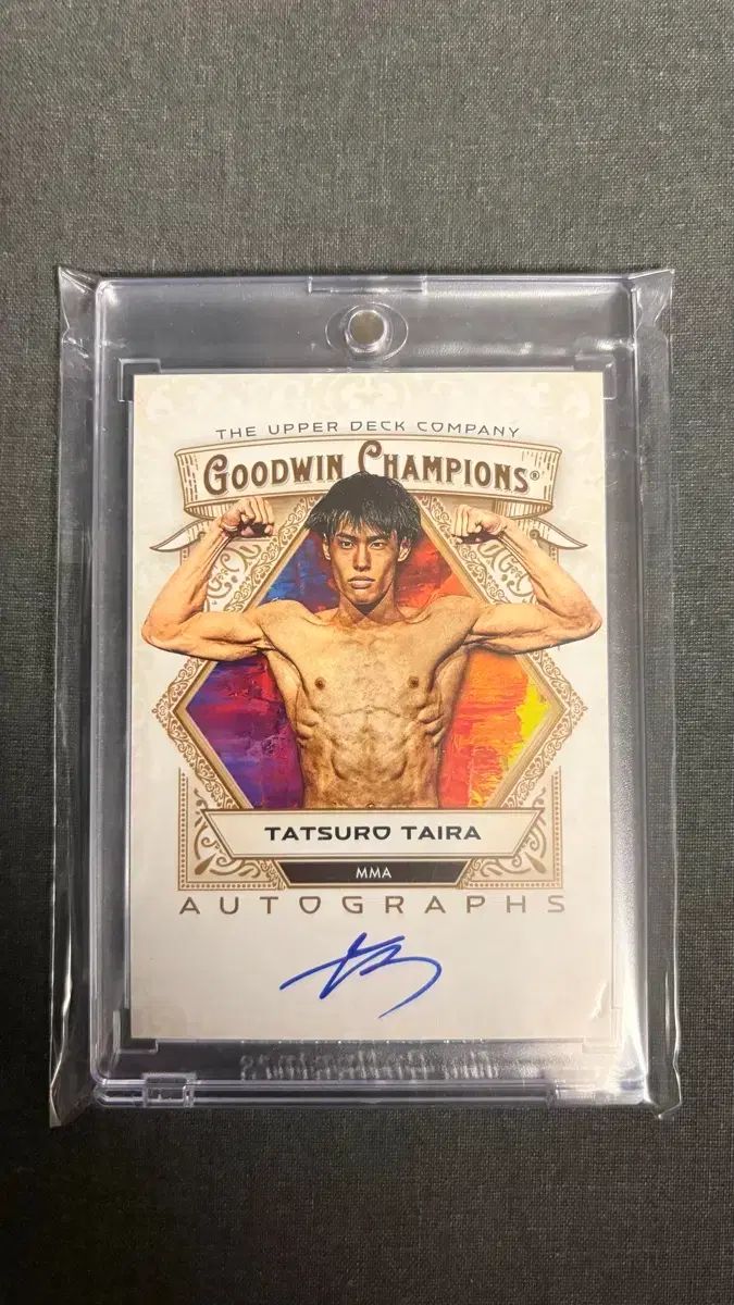 UFC選手 グッドウィンチャンピオンズ タイラ・タツロ サインカード