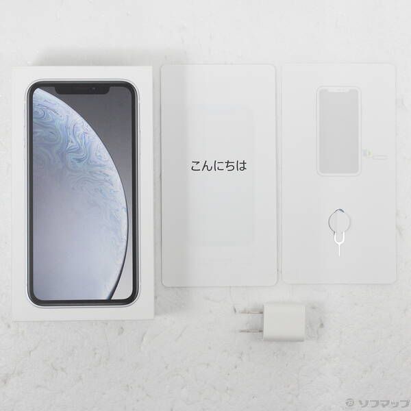 中古品〕 iPhoneXR 128GB ホワイト MT0J2J／A SIMフリー【344】 - メルカリ