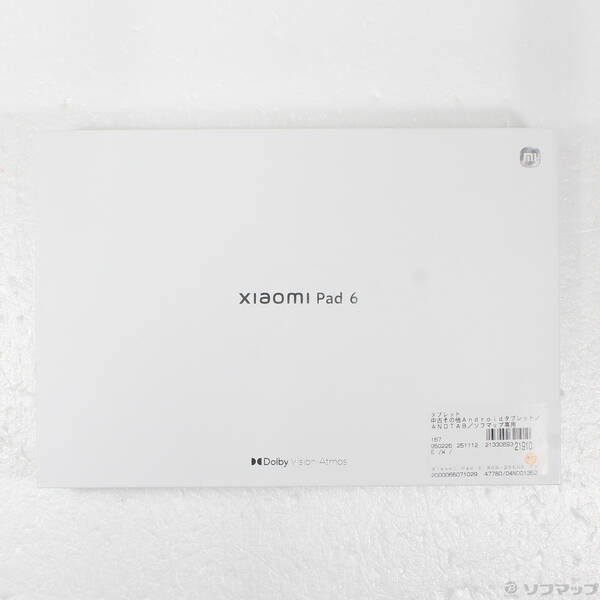  〔 品〕 Xiaomi Pad 6 256 GB グラビティグレー Wi Fi 198 Androidタブレット本体 タブレット