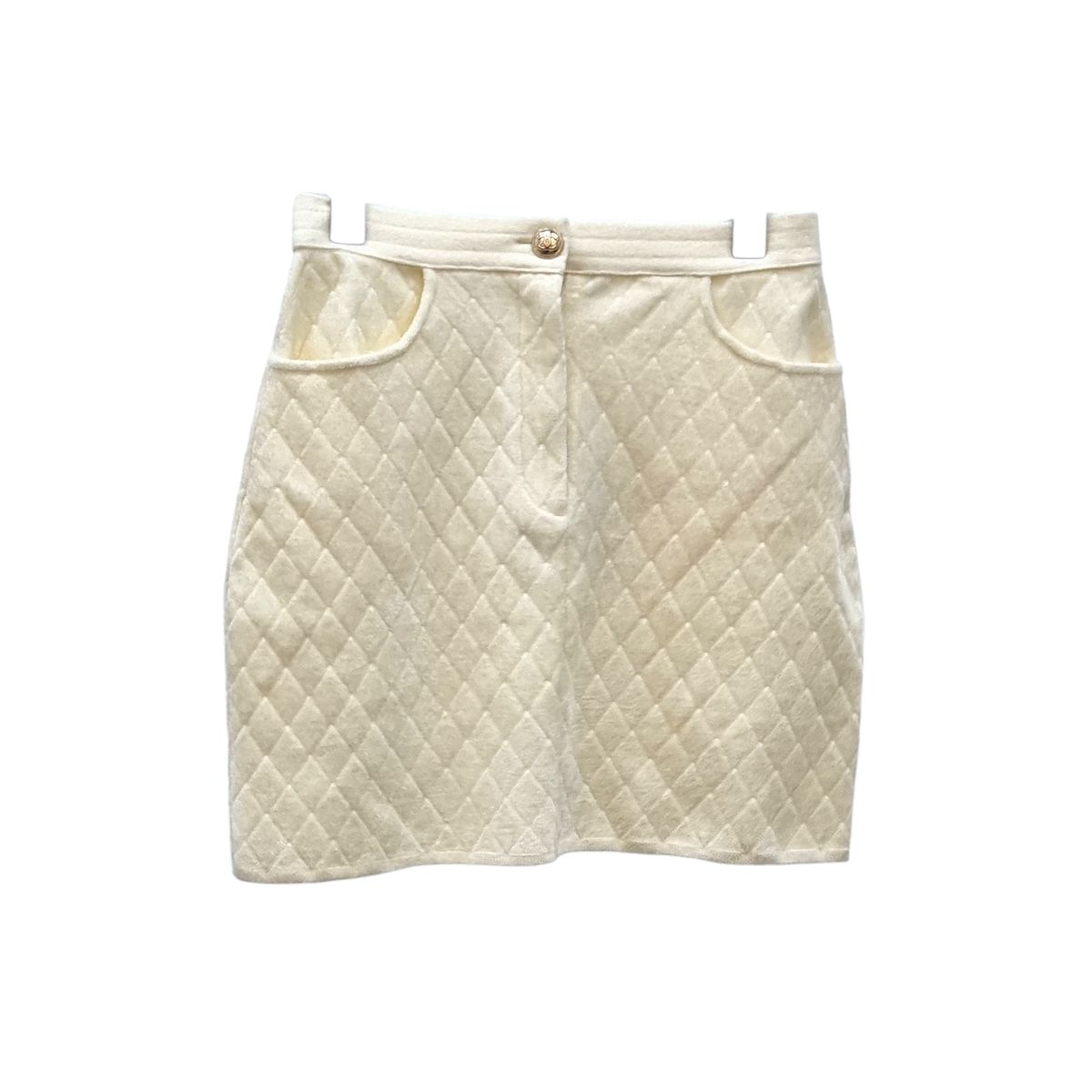 34 CHANEL シャネル P 65626 ツアーベルベット スカート