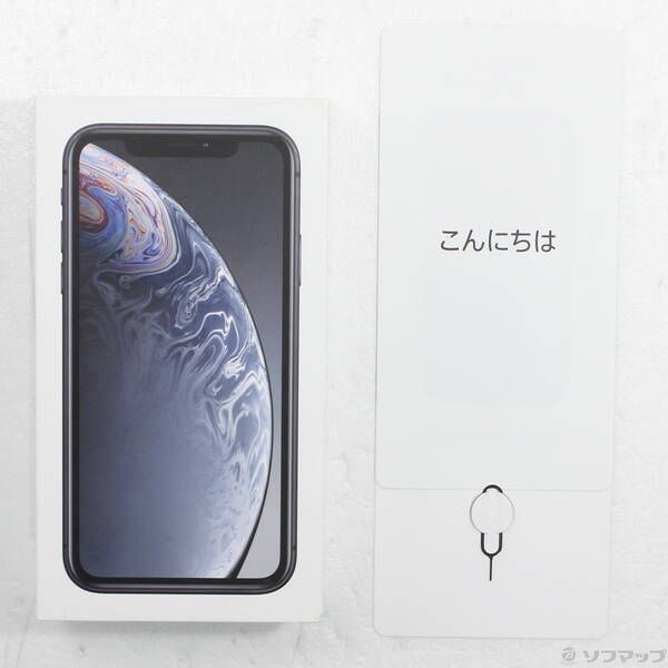 中古品〕 iPhoneXR 64GB ブラック MT002J／A SIMフリー【377】 - メルカリ