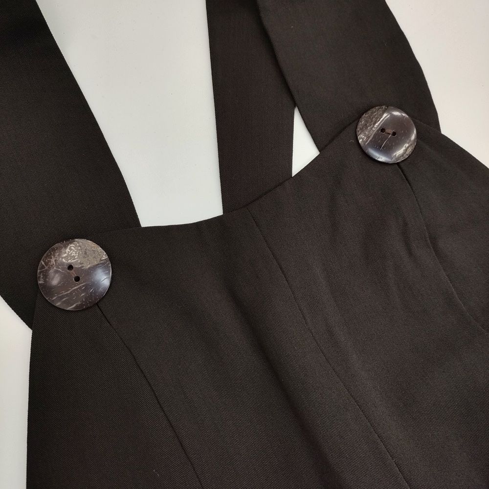 JURGEN LEHL J0113FA011 ウール100％ オーバーオール サイズM サロペット ダークブラウン レディース ヨーガンレール【中古】5-1104T△ JURGEN LEHL J0113FA011 ウール100％ オーバーオール サイズM