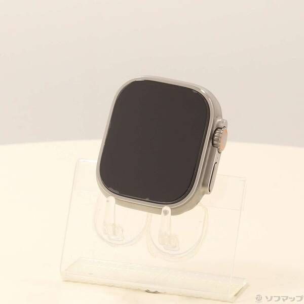 〔 品〕 Apple Watch Ultra 2 GPS Cellular 49 mm チタニウムケース バンド無し 377