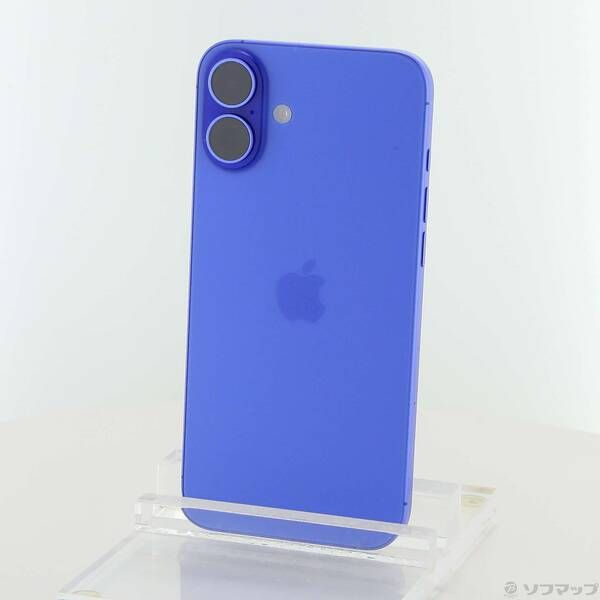 メルカ様 中古品〕 iPhone16 Plus 256GB ウルトラマリン MXVK3J／A SIMフリー