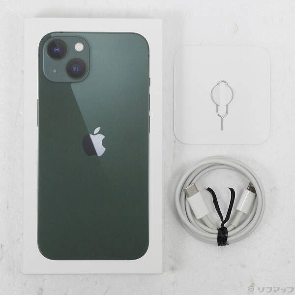 中古品〕 iPhone13 256GB グリーン MNGH3J／A SIMフリー【348】 - メルカリ