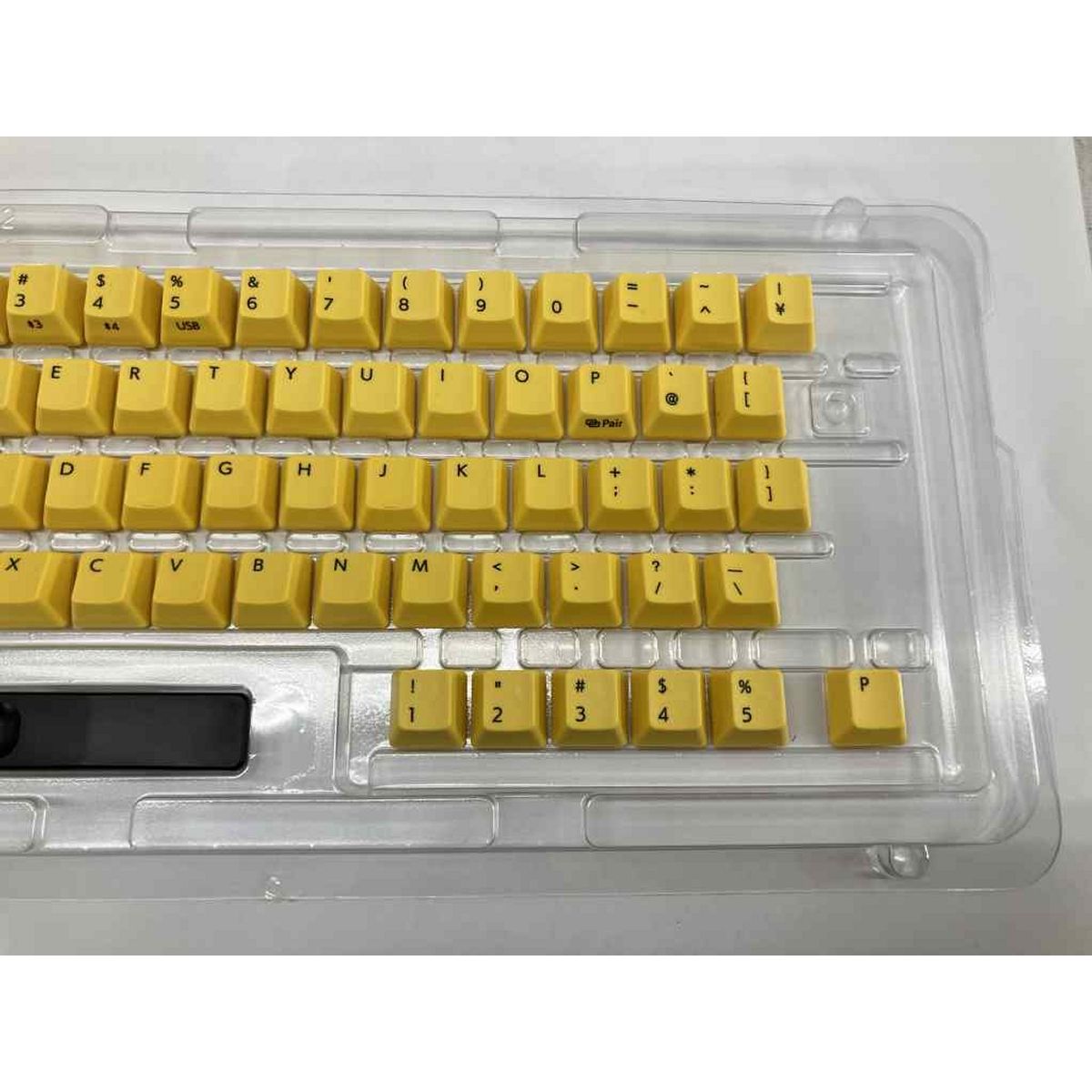 東プレ REALFORCE M0354J カラーキーキャップセット イエロー R3/R3S