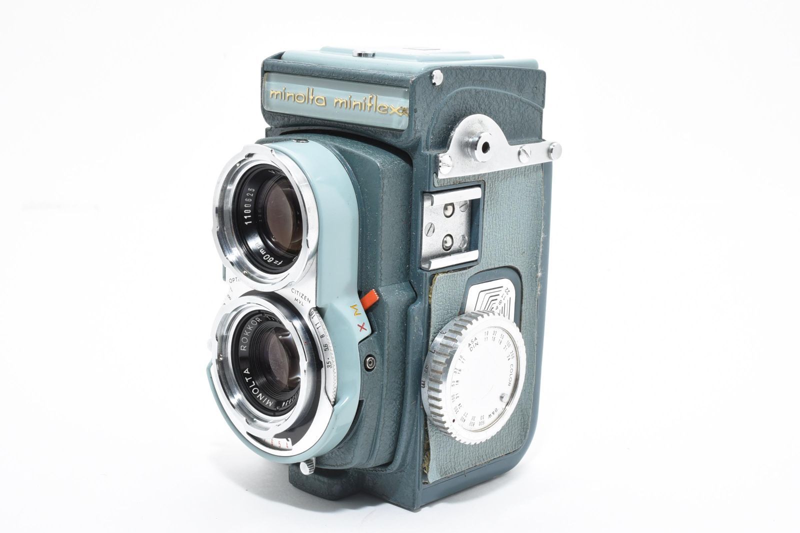 4670 ミノルタ MINOLTA miniflex ROKKOR f 3 5 60 mm 4 x ２眼レフ フィルムカメラ