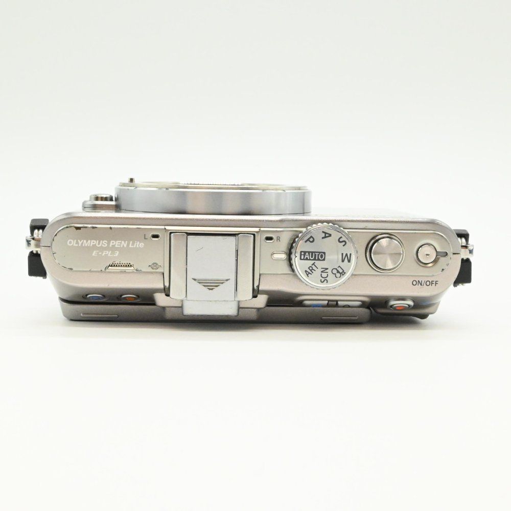 OLYMPUS PEN Lite E-PL3 ミラーレス一眼 デジカメ シルバー OLYMPUS
