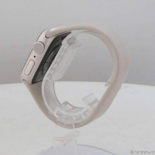 〔 品〕 Apple Watch Series 8 GPS 41 mm スターライトアルミニウムケース スターライトソロループ 352