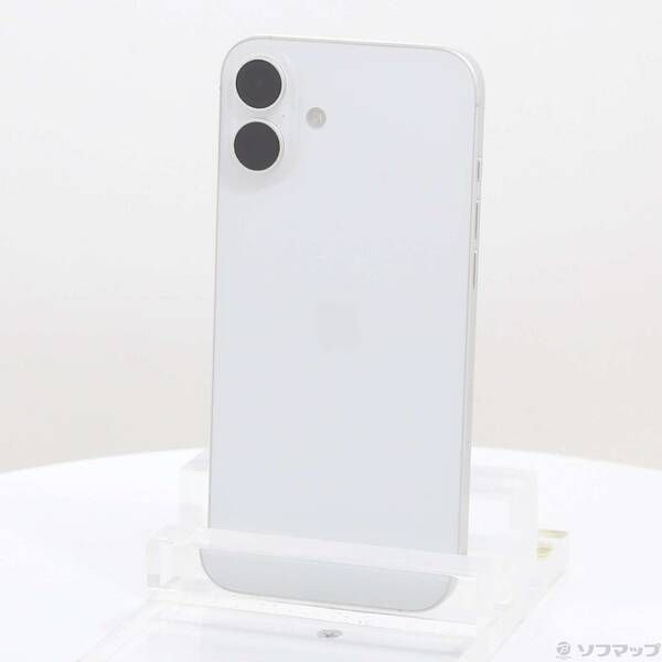 中古品〕 iPhone16 Plus 128GB ホワイト MXVC3J／A SIMフリー【258