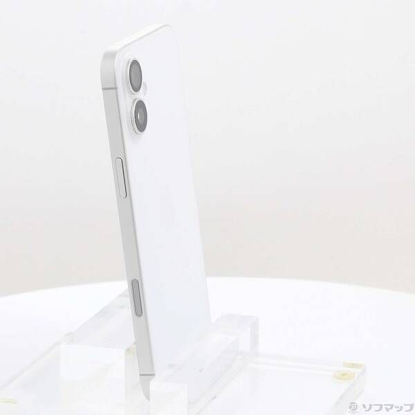中古品〕 iPhone16 Plus 128GB ホワイト MXVC3J／A SIMフリー【258