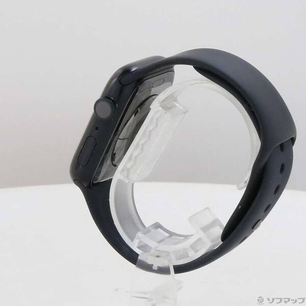 〔 品〕 Apple Watch Series 8 GPS 45 mm ミッドナイトアルミニウムケース ミッドナイトスポーツバンド 352