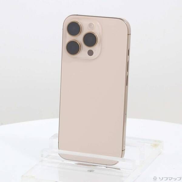中古品〕 iPhone16 Pro 256GB デザートチタニウム MYN23J／A SIMフリー