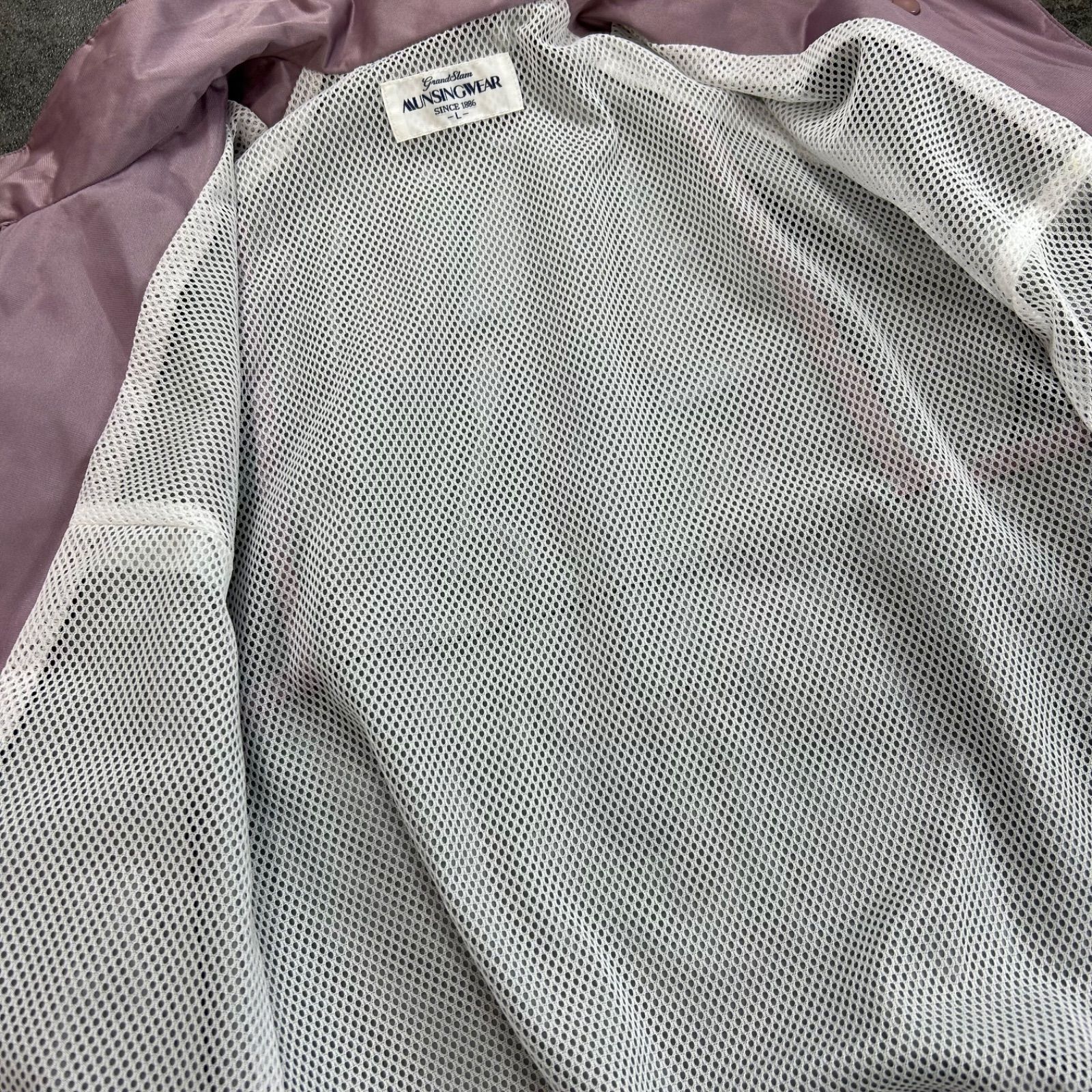 新品未使用 マンシングウェア グランドスラム MUNSING WEAR Munsingwear Grand Slam Nylon Jacket マンシングウェア グランド