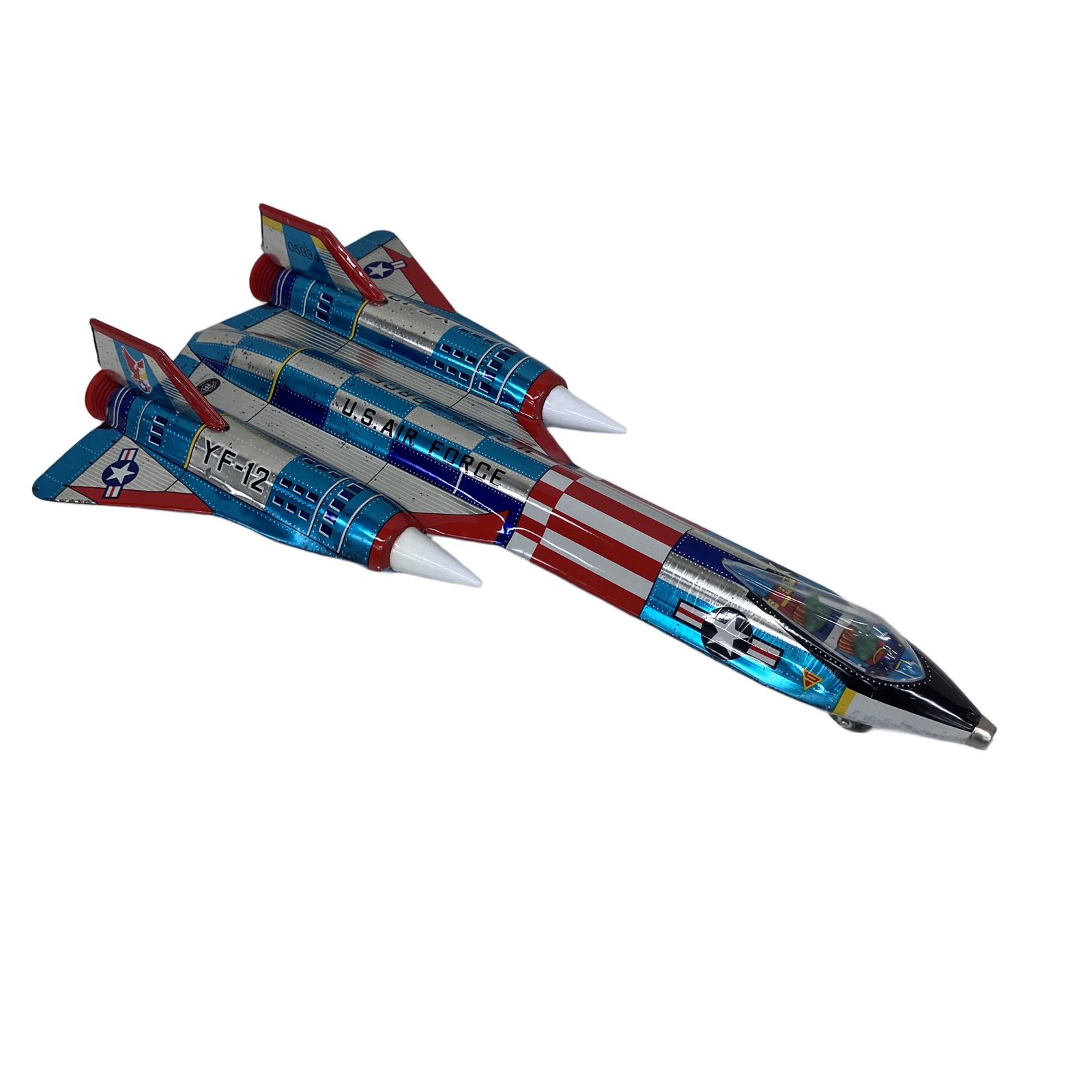 増田屋 YF-12 JET FIGHTER ジェット戦闘機 ブリキ 玩具 レトロ 日本製