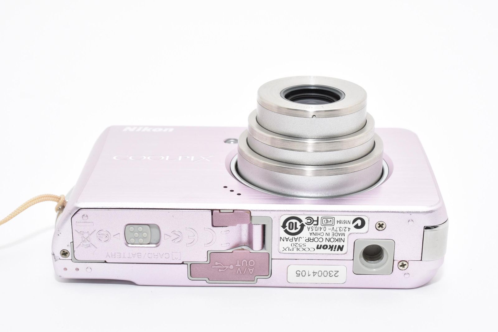 4671 ニコン Nikon COOLPIX S520 sakura pink [動作確認済] - メルカリ
