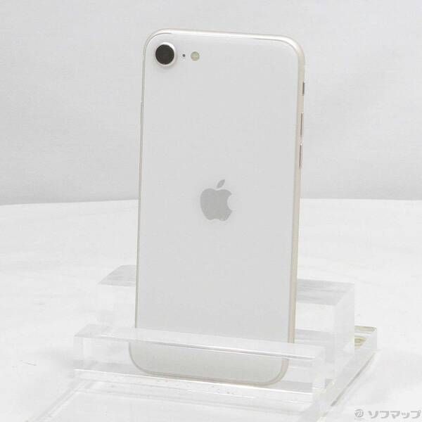 中古品〕 iPhone SE 第3世代 64GB スターライト MMYD3J／A SIMフリー